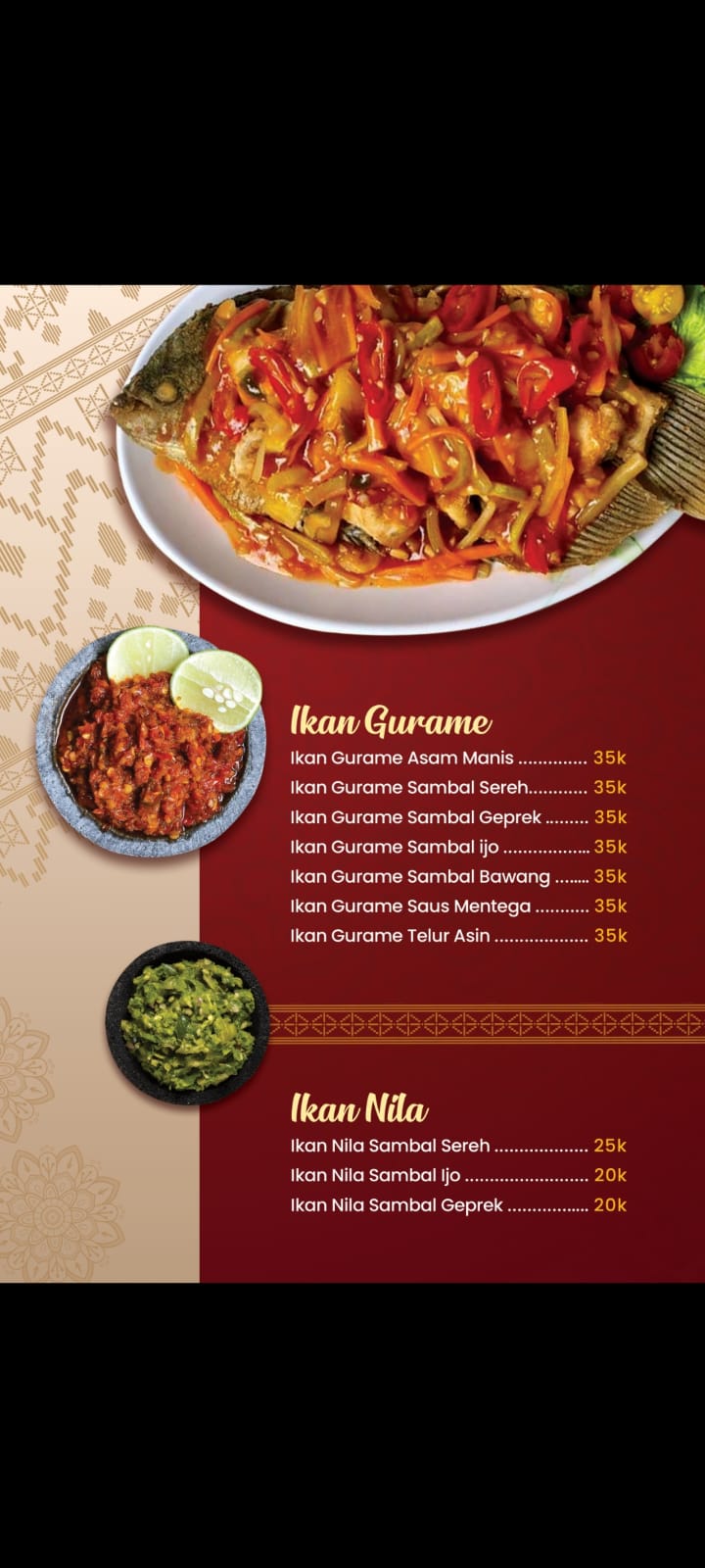 IKAN GURAME / IKAN NILA